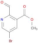 methyl 5-bromo-2-formylpyridine-3-carboxylate