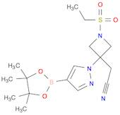 2-[1-(ethanesulfonyl)-3-[4-(4,4,5,5-tetramethyl-1,3,2-dioxaborolan-2-yl)-1H-pyrazol-1-yl]azetidi...