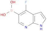 {4-fluoro-1H-pyrrolo[2,3-b]pyridin-5-yl}boronic acid