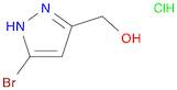 (5-bromo-1H-pyrazol-3-yl)methanol hydrochloride