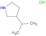 3-(propan-2-yl)pyrrolidine hydrochloride