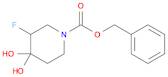 benzyl 3-fluoro-4,4-dihydroxypiperidine-1-carboxylate