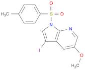 3-iodo-5-methoxy-1-(4-methylbenzenesulfonyl)-1H-pyrrolo[2,3-b]pyridine