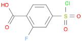 4-(chlorosulfonyl)-2-fluorobenzoic acid