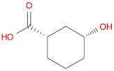 Cyclohexanecarboxylic acid, 3-hydroxy-, cis-