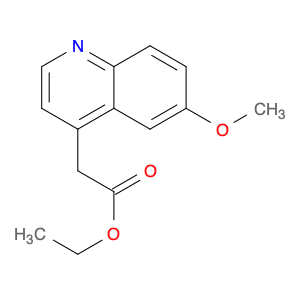 4-Quinolineacetic acid, 6-methoxy-, ethyl ester