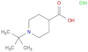 1-tert-butylpiperidine-4-carboxylic acid hydrochloride