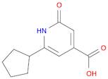 6-cyclopentyl-2-oxo-1,2-dihydropyridine-4-carboxylic acid