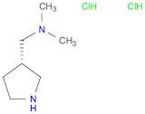 3-Pyrrolidinemethanamine, N,N-dimethyl-, dihydrochloride, (3S)-