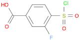 4-(chlorosulfonyl)-3-fluorobenzoic acid