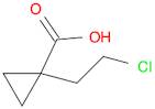 1-(2-chloroethyl)cyclopropane-1-carboxylic acid