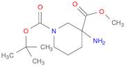 1,​3-​Piperidinedicarboxyl​ic acid, 3-​amino-​, 1-​(1,​1-​dimethylethyl) 3-​methyl ester