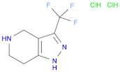 3-(trifluoromethyl)-1H,4H,5H,6H,7H-pyrazolo[4,3-c]pyridine dihydrochloride