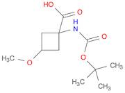 1-((tert-Butoxycarbonyl)amino)-3-methoxycyclobutane-1-carboxylic acid