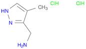 1-(4-methyl-1H-pyrazol-3-yl)methanamine dihydrochloride