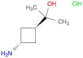 trans-2-(3-aminocyclobutyl)propan-2-ol;hydrochloride