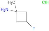 3-fluoro-1-methylcyclobutan-1-amine hydrochloride