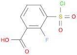 3-(chlorosulfonyl)-2-fluorobenzoic acid