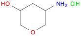 5-aminooxan-3-ol hydrochloride