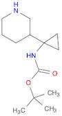 tert-​butyl N-​[1-​(piperidin-​3-​yl)​cyclopropyl]​carbamate