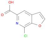 7-chlorofuro[2,3-c]pyridine-5-carboxylic acid