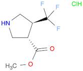 methyl (3S,4S)-4-(trifluoromethyl)pyrrolidine-3-carboxylate hydrochloride