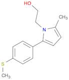 1H-Pyrrole-1-ethanol, 2-methyl-5-[4-(methylthio)phenyl]-