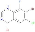 7-bromo-6-chloro-8-fluoroquinazolin-4-ol