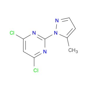4,6-dichloro-2-(5-methyl-1H-pyrazol-1-yl)pyrimidine