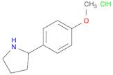 2-(4-methoxyphenyl)pyrrolidine hydrochloride