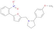 2-(4-methoxyphenyl)-1-{[5-(2-nitrophenyl)furan-2-yl]methyl}pyrrolidine