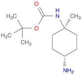 Carbamic acid, (trans-4-amino-1-methylcyclohexyl)-, 1,1-dimethylethylester