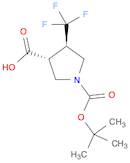 (3R,4R)-1-[(tert-butoxy)carbonyl]-4-(trifluoromethyl)pyrrolidine-3-carboxylic acid