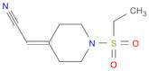 2-[1-(ethanesulfonyl)piperidin-4-ylidene]acetonitrile