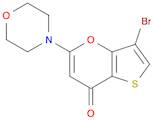 3-bromo-5-(morpholin-4-yl)-7H-thieno[3,2-b]pyran-7-one