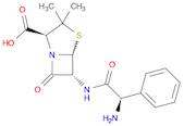 4-Thia-1-azabicyclo[3.2.0]heptane-2-carboxylic acid,6-[[(2R)-aminophenylacetyl]amino]-3,3-dimethyl…