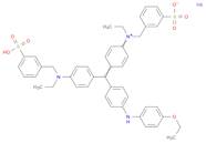 Benzenemethanaminium,N-[4-[[4-[(4-ethoxyphenyl)amino]phenyl][4-[ethyl[(3-sulfophenyl)methyl]amino]…