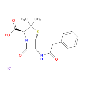 4-Thia-1-azabicyclo[3.2.0]heptane-2-carboxylic acid,3,3-dimethyl-7-oxo-6-[(phenylacetyl)amino]- (2…