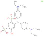 Ethanaminium,N-[4-[[4-(diethylamino)phenyl](5-hydroxy-2,4-disulfophenyl)methylene]-2,5-cyclohexadi…