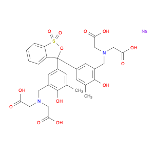 Glycine,N,N'-[(1,1-dioxido-3H-2,1-benzoxathiol-3-ylidene)bis[(6-hydroxy-5-methyl-3,1-phenylene)met…