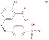 Benzoic acid, 2-hydroxy-5-[(4-sulfophenyl)azo]-, disodium salt