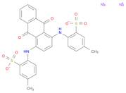 Benzenesulfonic acid,2,2'-[(9,10-dihydro-9,10-dioxo-1,4-anthracenediyl)diimino]bis[5-methyl-,dis...