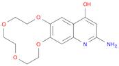 13-amino-2,3,5,6,8,9-hexahydro-[1,4,7,10]tetraoxacyclododecino[2,3-g]quinolin-15-ol