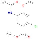 Benzoic acid, 5-(acetylamino)-2-chloro-4-methoxy-, methyl ester