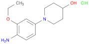 1-(4-amino-3-ethoxyphenyl)piperidin-4-ol (hydrochloride)