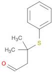 Butanal, 3-methyl-3-(phenylthio)-