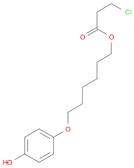 3-Chloropropanoic acid 6-(4-hydroxyphenoxy)hexyl ester