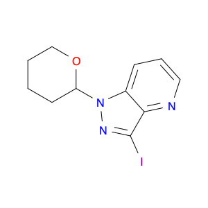 1H-Pyrazolo[4,3-b]pyridine, 3-iodo-1-(tetrahydro-2H-pyran-2-yl)-