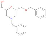 ((2R,6S)-4-benzyl-6-(benzyloxymethyl)morpholin-2-yl)methanol