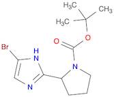 tert-Butyl 2-(5-bromo-1H-imidazol-2-yl)pyrrolidine-1-carboxylate